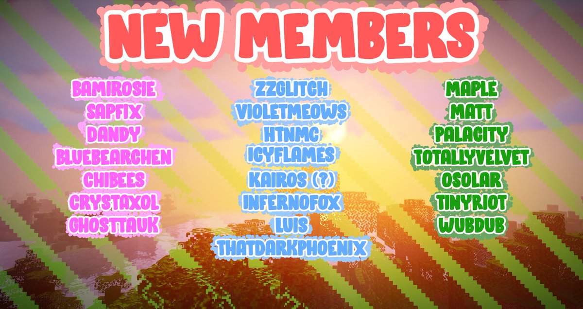 4D4LSMP's tweet photo. 👀Recently, 4D4L Has Invited Some New Members! In The Future, These New Players May Be Spotted! 👀 https://t.co/OzD52tCLhy