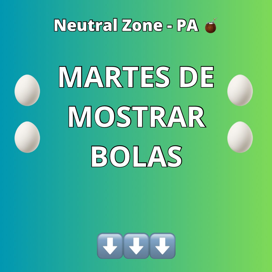 Pajeros Argentos🧉 / Neutral Zone ⚔️ - 57 K tweet media
