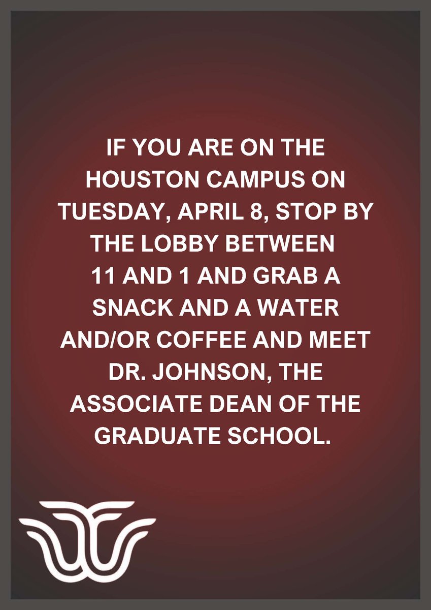 TWU Graduate School (@gradschooltwu) on Twitter photo 