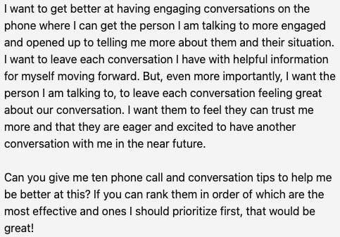 dantudor's tweet photo. If you want to grow and get better as a coach, recruiter, teacher, parent, spouse...whatever, AI has changed the game. Check out @automatingdan's latest article and start using AI to learn, grow, and get better, Coach: https://t.co/6vKHpW0RvK https://t.co/Sx3jJGQGO5