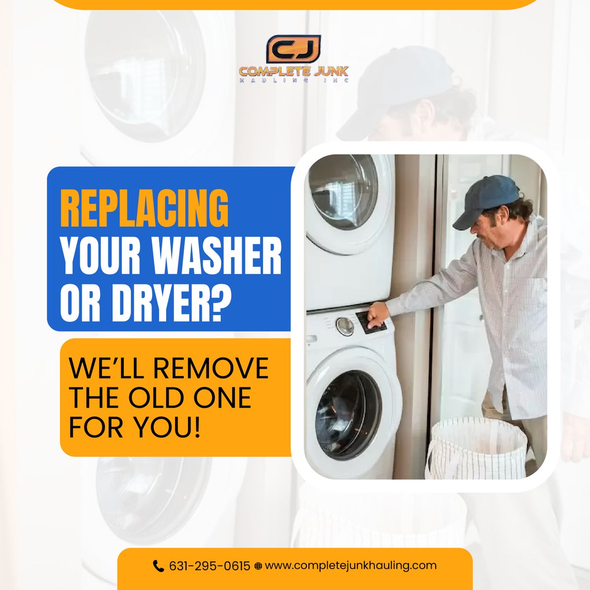 complete_junk's tweet photo. Out with the old, in with the new! 🚛⚡️ Got an old fridge, washer, or stove collecting dust? We’ll haul it away fast so you can enjoy your new appliances without the clutter. No stress, no heavy lifting—just a clean space ready for an upgrade! https://t.co/uPiTrtp69G