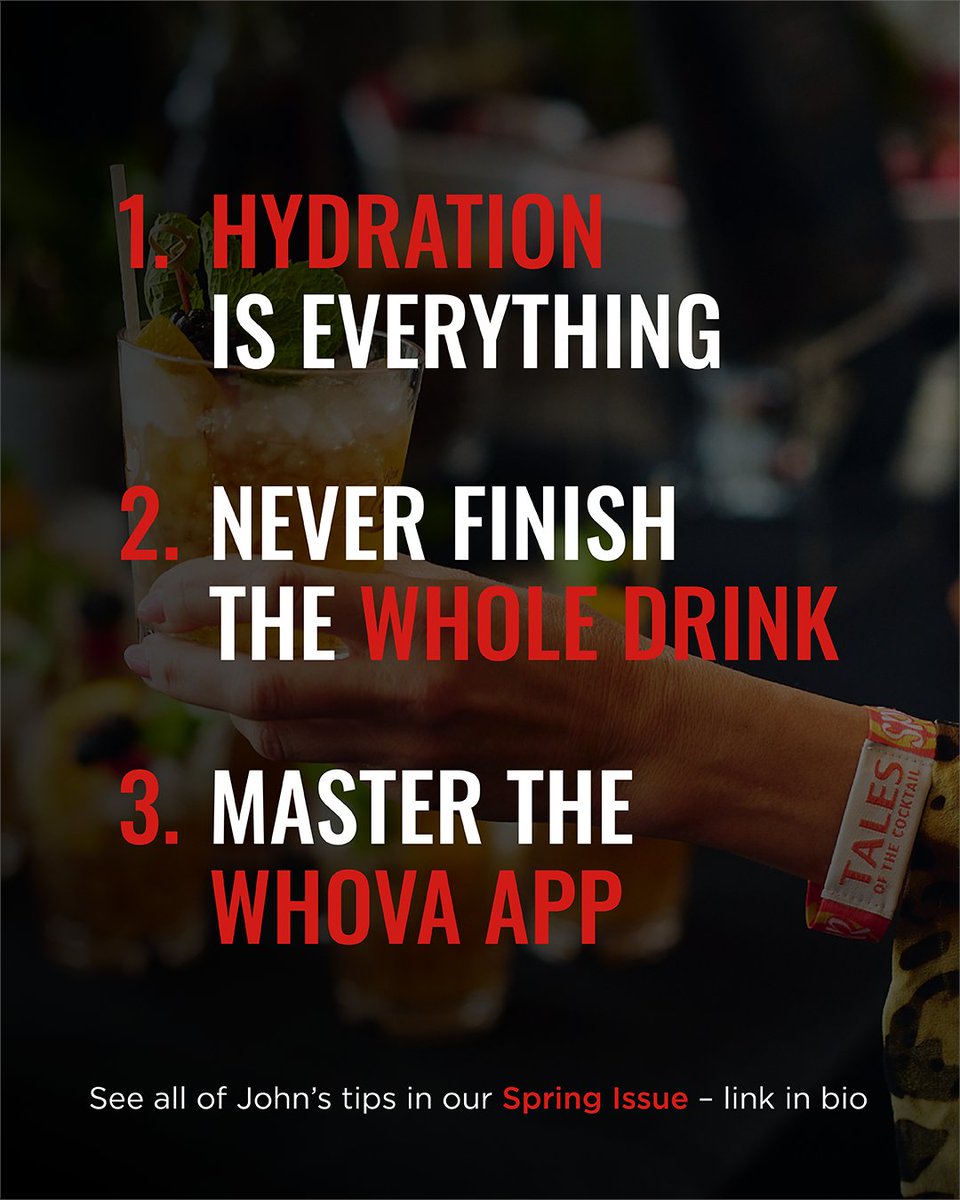 barmag's tweet photo. From pacing your pours to mastering your schedule, @totc veteran John Gakuru breaks down what it really takes to show up as your best self at one of the industry’s biggest events!

Read his complete guide to Surviving Tales — now in our Spring Issue on https://t.co/iNkpaQMapR https://t.co/H5LtYLQH7l