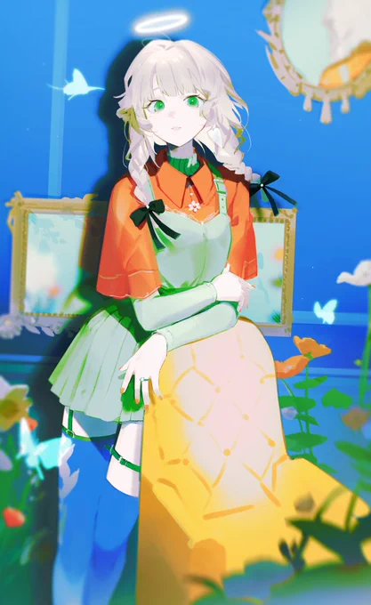 Hi, I'm Makagi - a Japanese illustrator.  I love drawing girly artwork with sweet details like desserts and cute characters.  Currently working on original character content and music video illustrations.  Let's connect!   #PORTFOLIODAY2025  