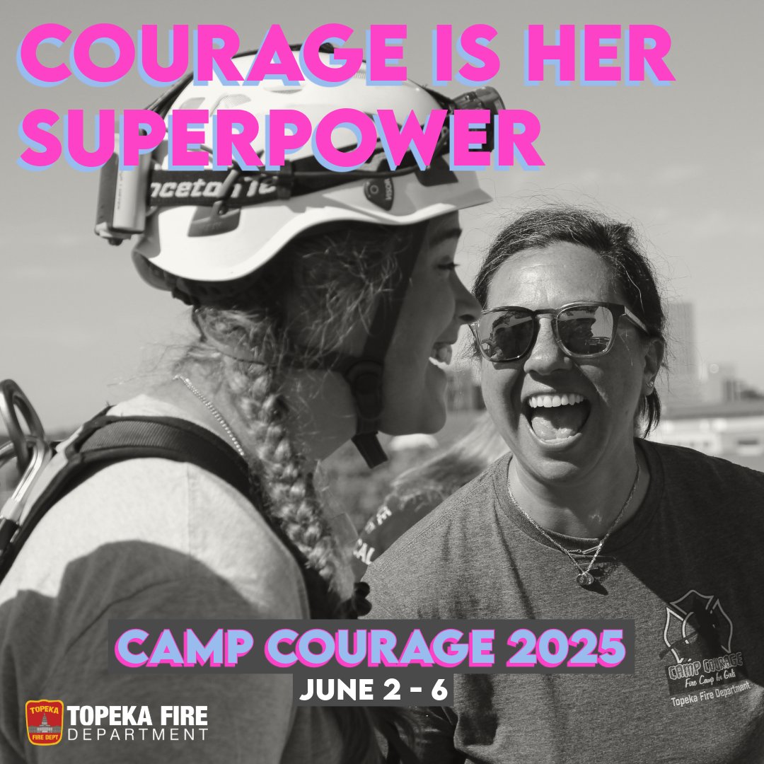 Ready for an unforgettable week with your besties at the fire department? 📷
Join us for Camp Courage 2025 – happening June 2–6 – where young women ages 16–20 will train alongside inspiring female firefighters and discover what it truly means to be courageous.
Learn new skills,