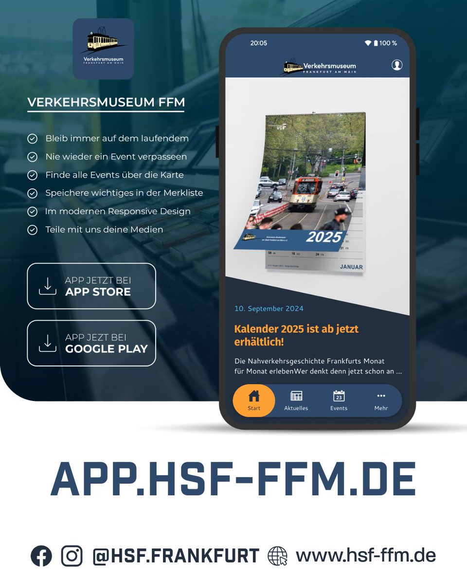Möchtet auch ihr keine News und Events mehr verpassen?

Dann ladet die App für Android und iOS herunter! Sie informiert über kommende Termine und öffnet die Tore zu unserer digitalen Welt.

App-Download:  hsf.fm/app
Am PC nutzen:  app.hsf-ffm.de

LG HSF-Team