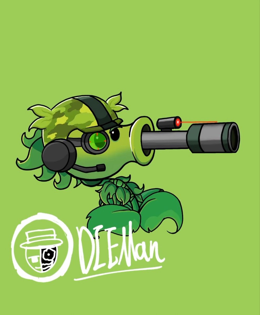 oldLemonx's tweet photo. 狙击豌豆射手
#plantsvszombies #plantsvszombiesfanart 
#pvzart #pvz https://t.co/Vtb43S4ybE