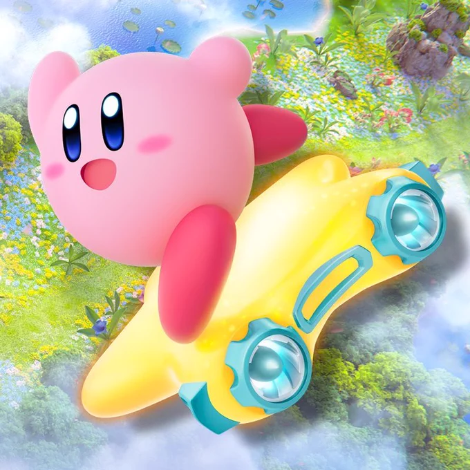 kirby no mario kart. o que não falta é opção (sem contar o timing perfeito por conta do air riders que tá vindo 