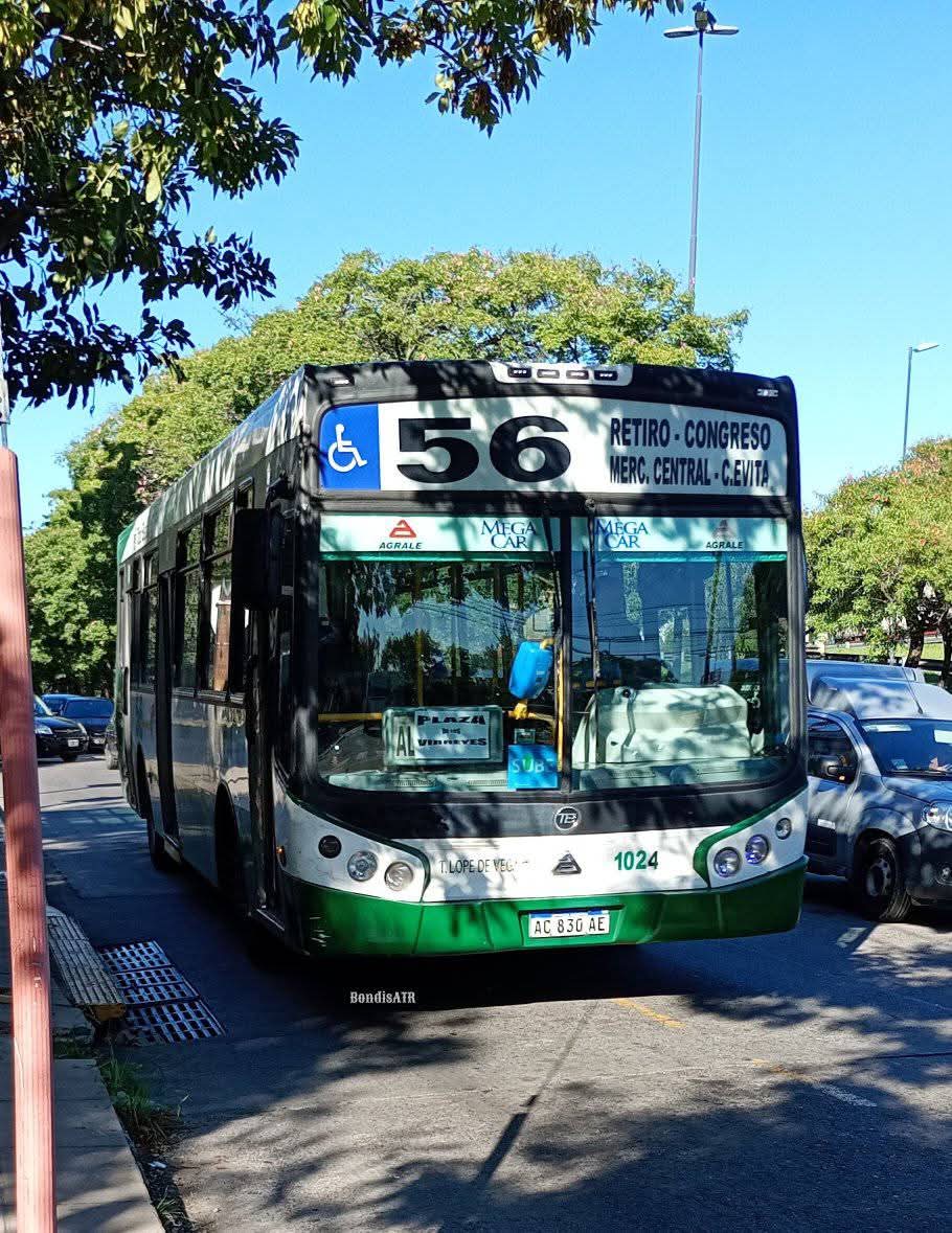 BondisATR's tweet photo. El 1024 de la #Linea56 con un corto a Plaza de los Virreyes https://t.co/bhArDnd6Ng