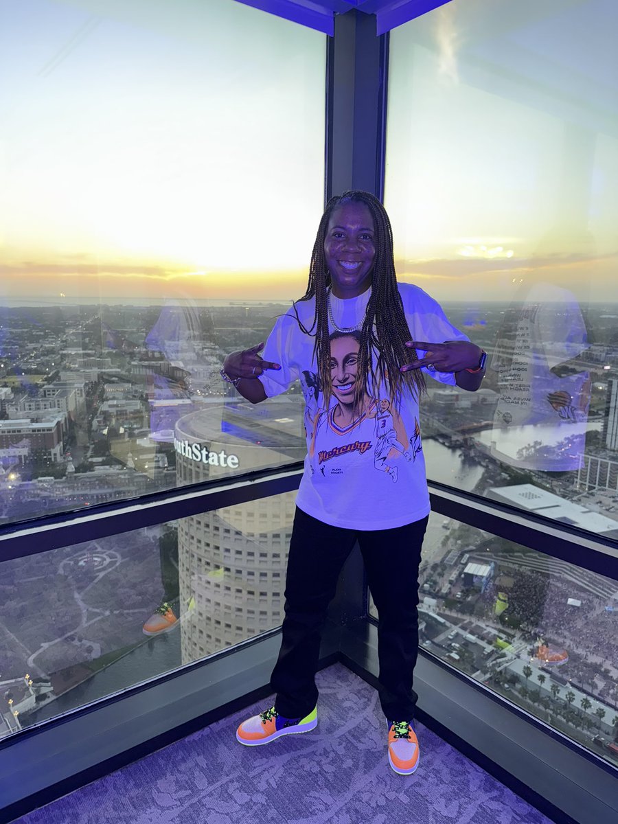 First Time going to the WBB Final as just a fan… Amazing vacation and great time connecting with colleagues and friends!!! Thank You Tampa &amp; NCAA for the hospitality!