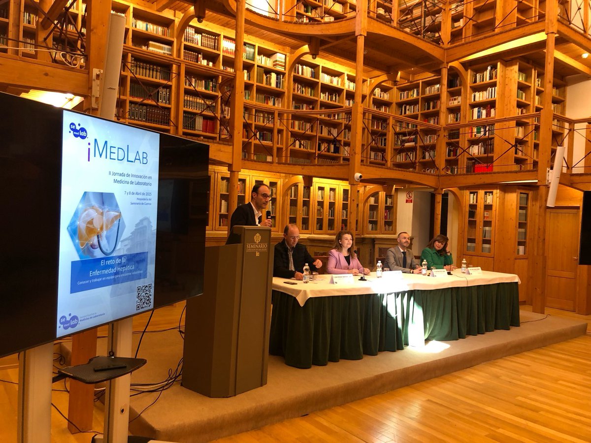 Semedlab's tweet photo. ‼️Participamos en las II Jornadas de Innovación en Medicina de Laboratorio #iMedLab desde el Seminario de #Cuenca
🧠 Expertos destacan la importancia del trabajo en equipo y el enfoque #multidisciplinar🩺 en el manejo de la patología hepática para poner el foco en el paciente 🙌🏻 https://t.co/AJwrju1gSy