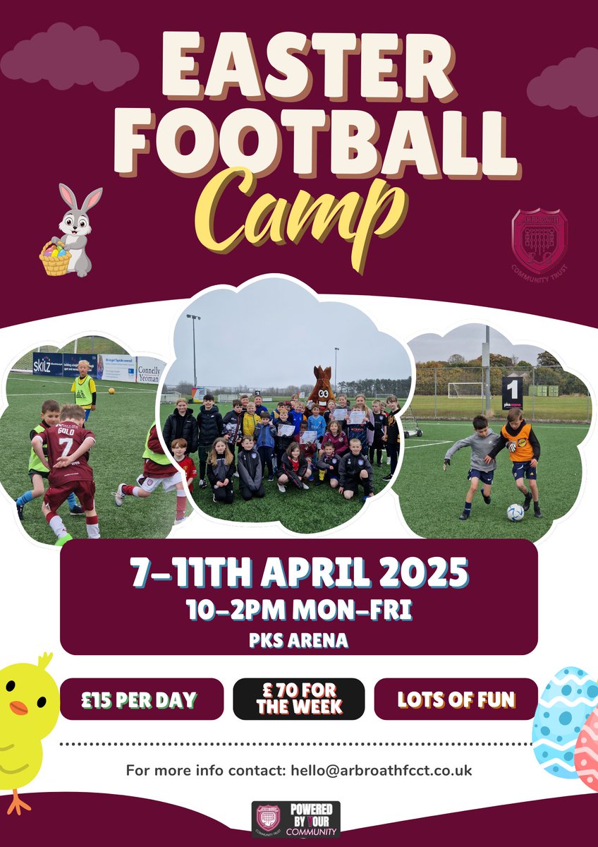 𝐄𝐚𝐬𝐭𝐞𝐫 𝐂𝐚𝐦𝐩 𝐃𝐚𝐲 𝟏 📷 

Lots of fun in the sun today with plenty of footballers joining us for our Easter Camp!

⚽️Fun Games
🤩Football Challenges
😁Plenty of Smiles 

See you all tomorrow!!