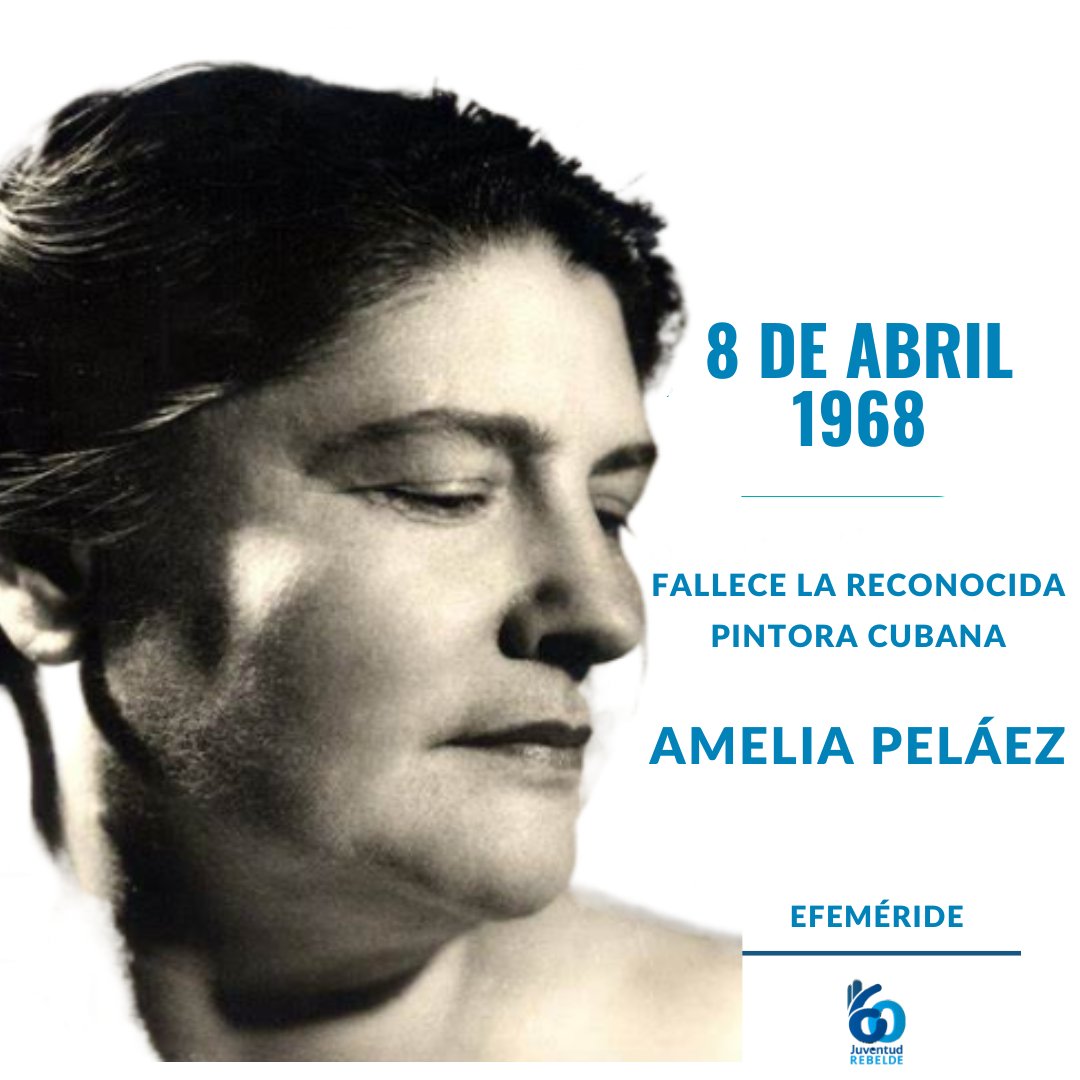 🖤🖌️La reconocida pintora cubana Amelia Peláez falleció el 8 de abril de 1968. Fue pionera del modernismo en #Cuba y entre sus obras están Quinta de los Molinos, La Costurera, Las Dos hermanas, Las Muchachas y Naturaleza muerta en frutas.

#CubaEsCultura