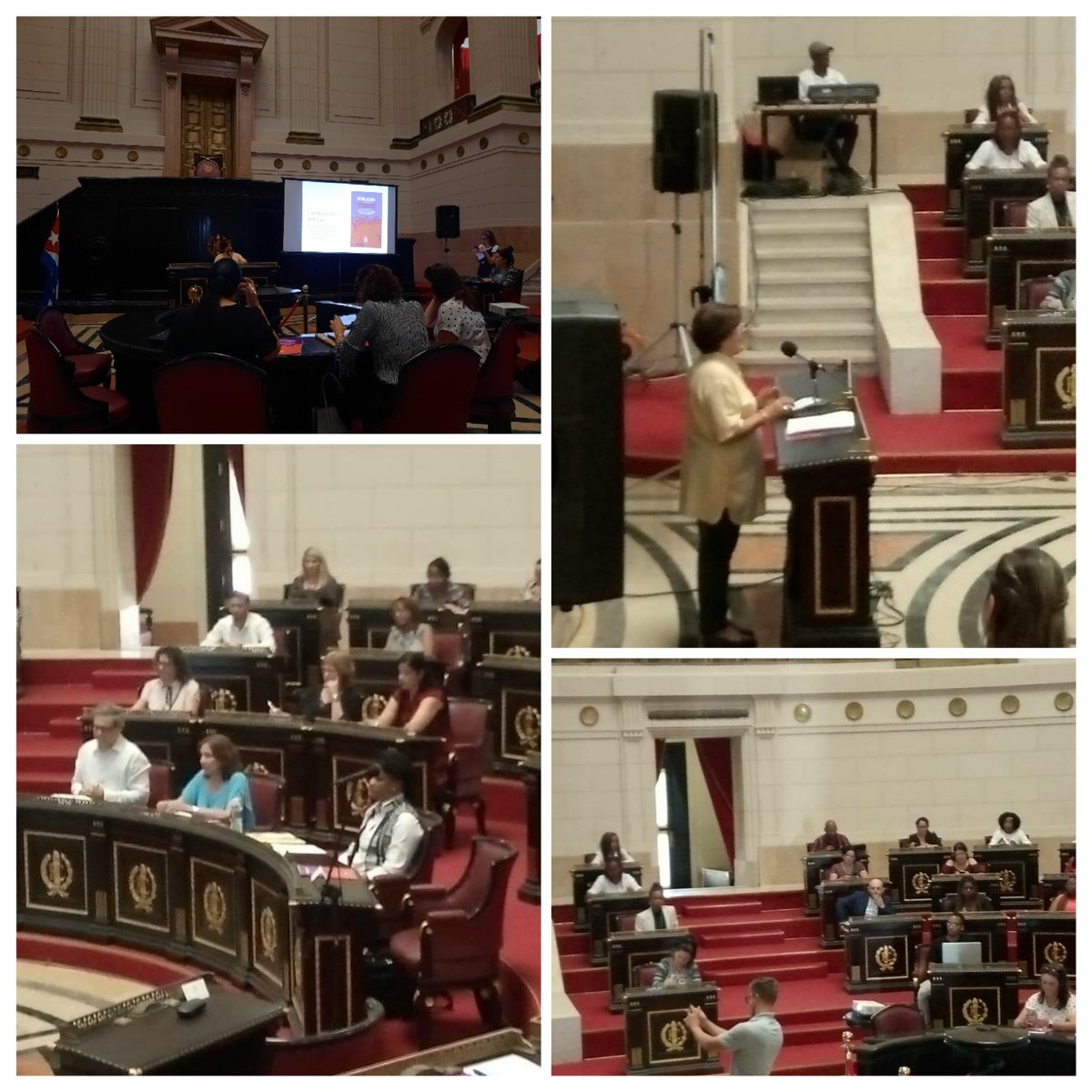 Participamos en el Taller Parlamentario Beijing+30:logros y desafíos para Cuba,que se realiza en la sede de la <a href="/AsambleaCuba/">Asamblea Nacional Cuba</a>. Presentes <a href="/anamarianpp/">Ana Mari Machado</a>, @Sonya19194651,  representantes de organismos internacionales en nuestro país, diputadas y diputados #PAMujeres #VilmaPorSiempre