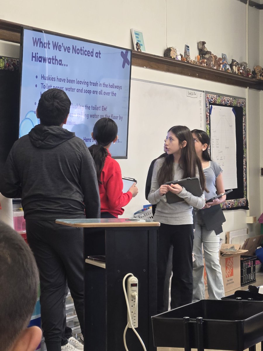 Jim Scianna (@vh17972) on Twitter photo Hiawatha's OAV club presented today on the cleanliness in our hallways, bathrooms, and around the water fountains. Great job, Huskies! <a href="/BerwynSouth100/">Berwyn South District 100</a> <a href="/BilingualCDiaz/">Christina Díaz</a> #hiawathapride Hiawatha's OAV club presented today on the cleanliness in our hallways, bathrooms, and around the water fountains. Great job, Huskies! <a href="/BerwynSouth100/">Berwyn South District 100</a> <a href="/BilingualCDiaz/">Christina Díaz</a> #hiawathapride