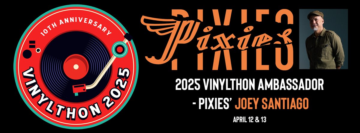 Vinylthon is THIS weekend! Register your radio station here: vinylthon.com/register
We are STOKED that <a href="/PIXIES/">PIXIES</a>  Joey Santiago will be our Vinylthon 2025 Ambassador!

collegeradio.org/vinylthon-2025…