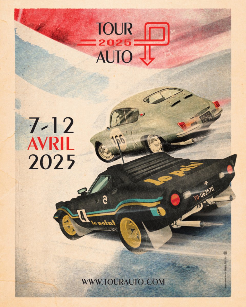 RetromobileFR's tweet photo. 🏁🚗 Tour Auto 2025 : Cap sur la Méditerranée !

Du 8 au 12 avril, de Paris à Nice !

📍 Accès spectateurs :
✔️ Circuits gratuits
✔️ Parcs fermés accessibles avec le Programme officiel

Bonne course à Peter Auto, @motul  et aux équipages ! 🔥

#retromobile #TourAuto2025 https://t.co/vRjwa6EFM4
