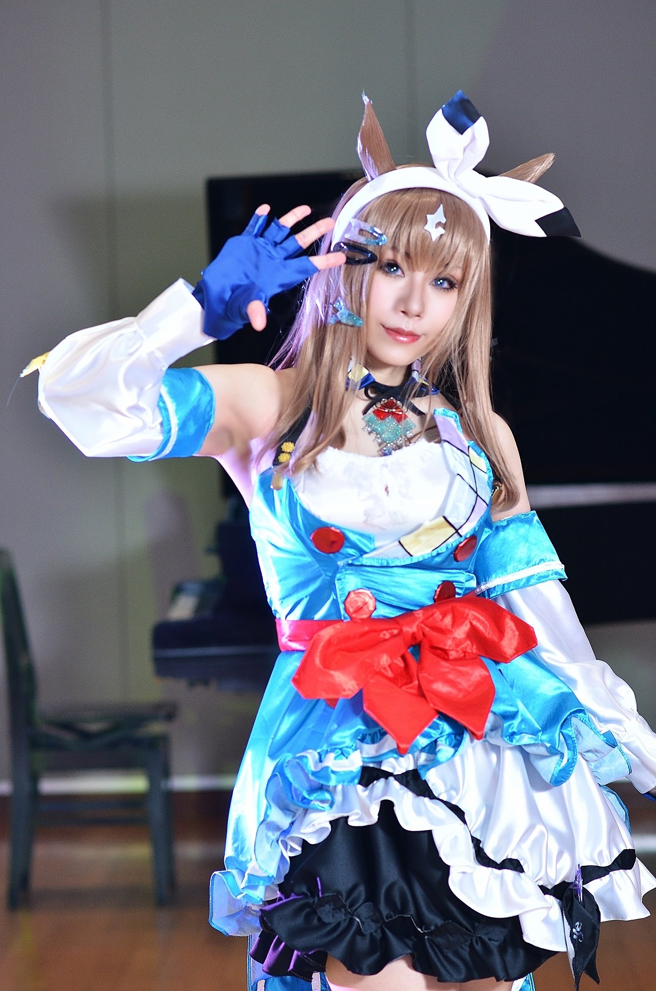 （新品）ウマ娘：アーモンドアイ（コスプレ用） ウマ娘 プリティーダービー アーモンドアイ Almond Eye 勝負服