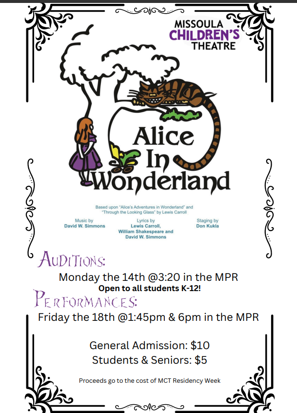 Missoula Children's Theater Presents:  Alice in Wonderland florencecarlton.org/o/fcsd/article…