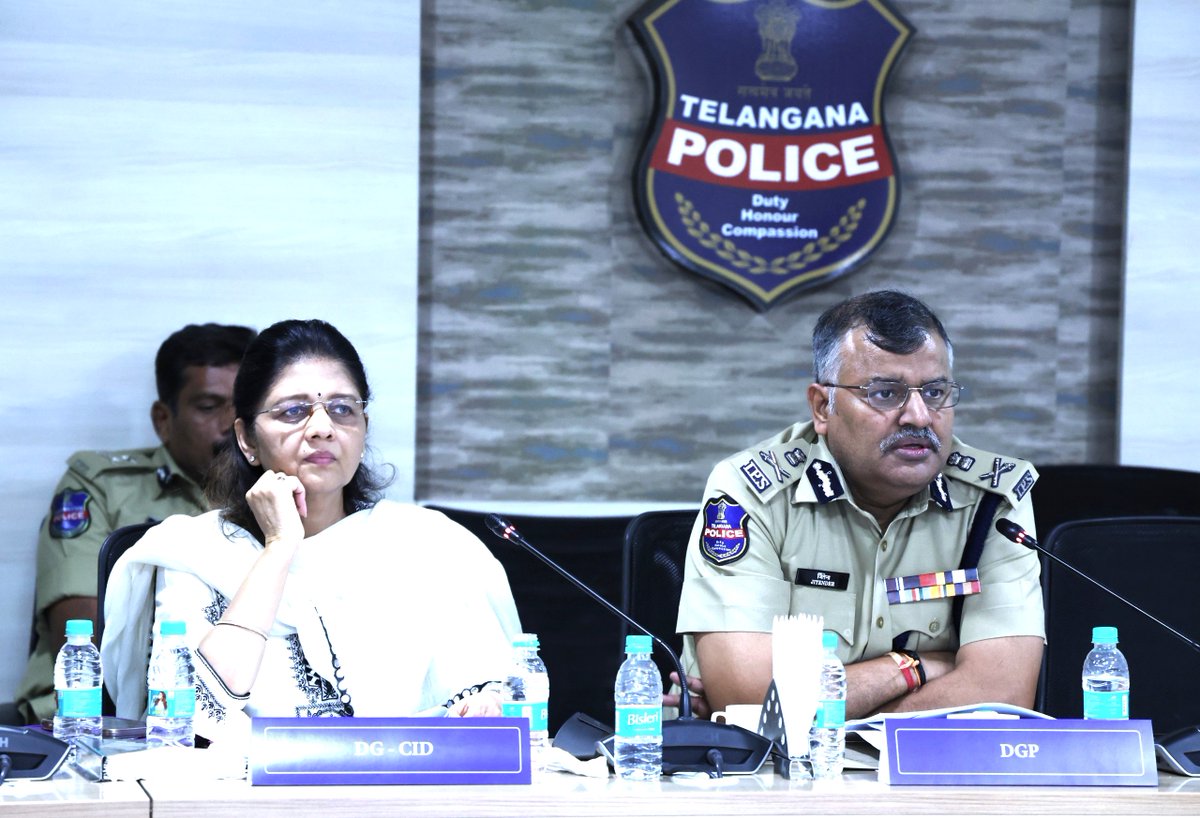 Day 2 of our 2nd Half Yearly Crime Review held by <a href="/TelanganaDGP/">DGP TELANGANA POLICE</a> saw elaborate discussions on best practices and departmental challenges. We set clear, data-driven targets for 2025 focused on improving conviction rates, enhancing the rate of disposal of UI cases, and ensuring