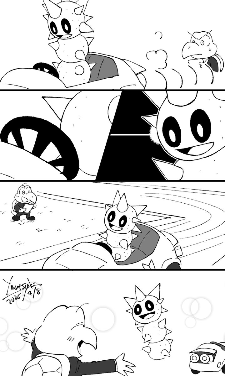 教習を受けるサンボと教員ノコノコ漫画④

意外と繊細なサンボさんと意外とタフなノコノコ 