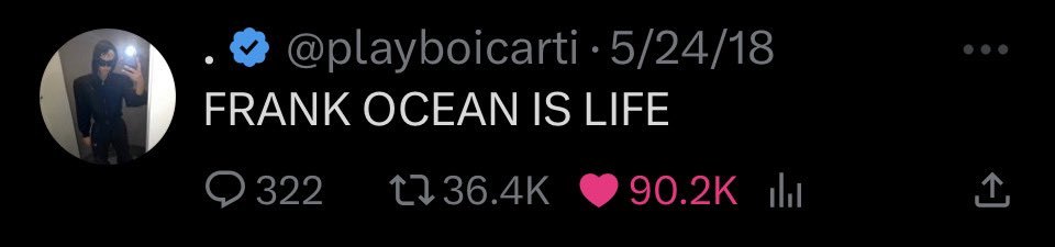 DNoodle21's tweet photo. @cartisburner__ Tweet is 7 years old i know my carti tweets😠 https://t.co/VErvYAdHSz