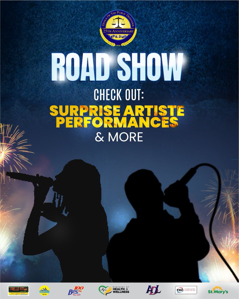 In celebration of our 25th anniversary this month, we invite you to join us in Morant Bay(14th), Montego Bay(15th) or Mandeville (17th) for our Road Show! Come meet our team, give statements or make inquiries, win prizes and check out surprise artist performances + more.