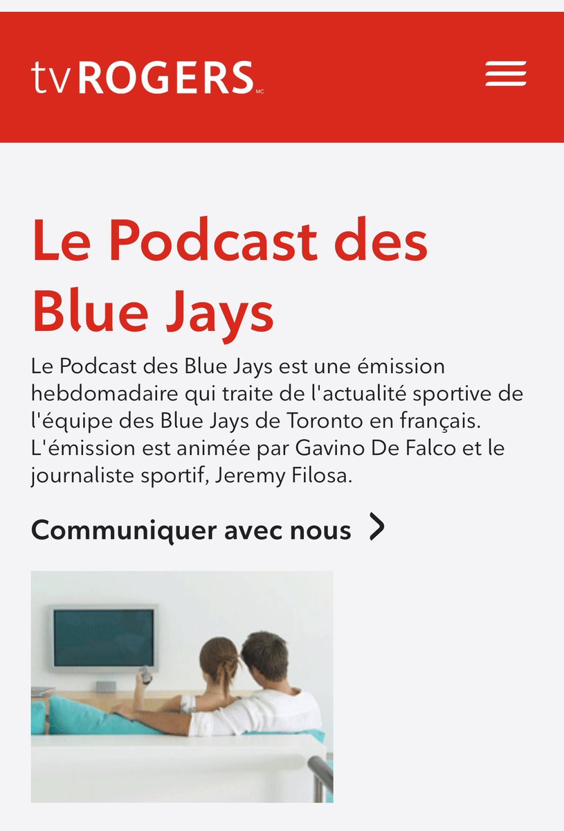 🎙️Gavino De Falco (@gavinode_falco) on Twitter photo Très excité de débuter cette aventure vendredi prochain !
Notre <a href="/PodcastBlueJays/">Le Podcast des Blue Jays</a> sera diffusé à la télé 📺 Très excité de débuter cette aventure vendredi prochain !
Notre <a href="/PodcastBlueJays/">Le Podcast des Blue Jays</a> sera diffusé à la télé 📺
