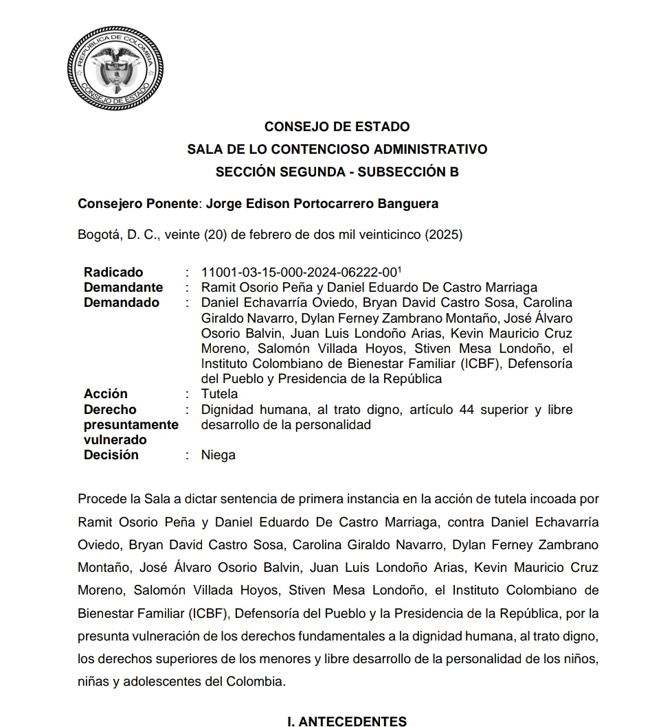 cabogadosa1's tweet photo. Tutela: CE analiza si se vulneran los derechos fundamentales de los menores de edad con ocasión de la canción “+57"/ Prevalencia de los derechos de los niños, niñas y adolescentes/Libertad de expresión artística/EXHORTA
https://t.co/BVKEIkqay9