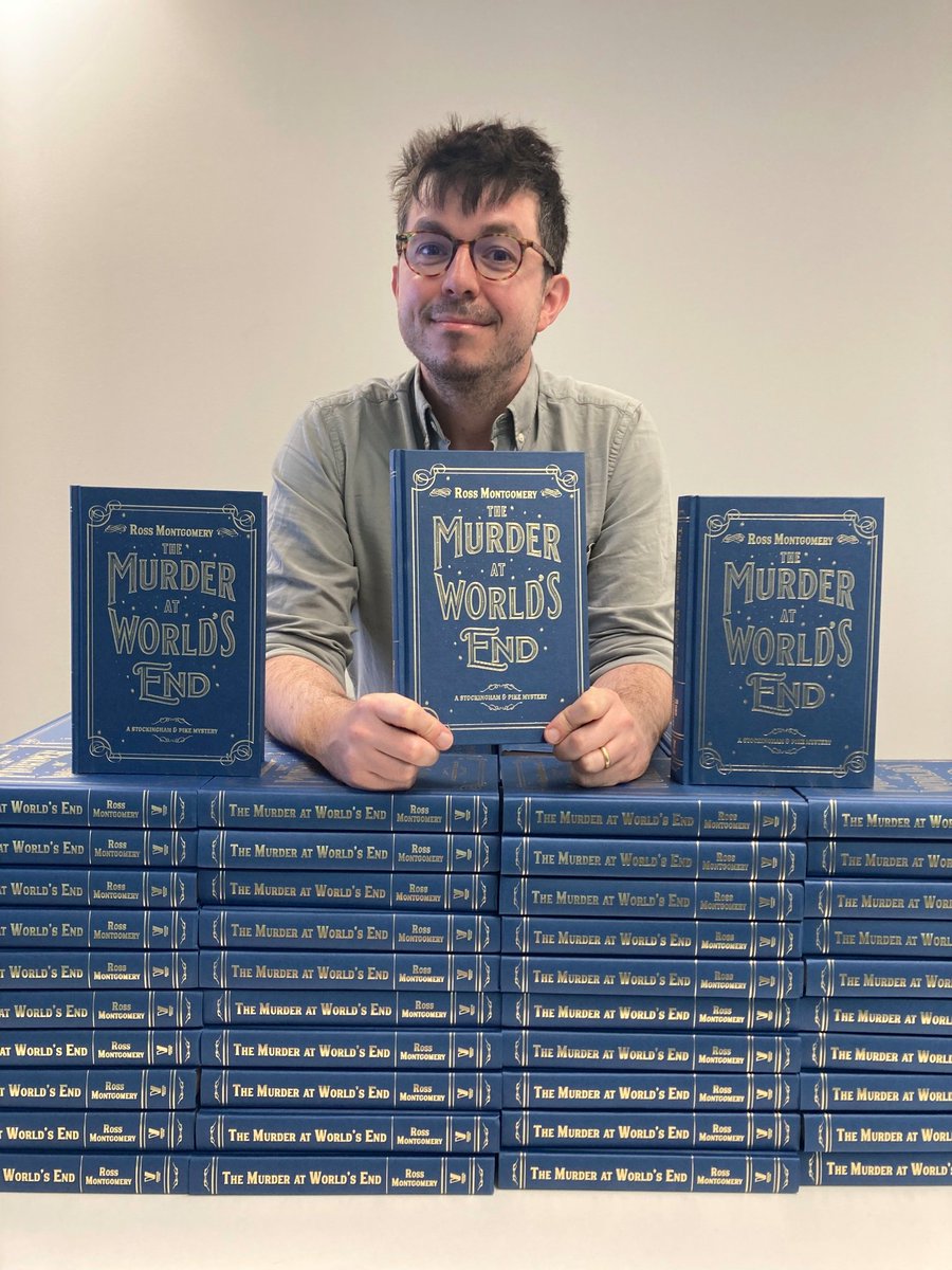 Ross Montgomery (@mossmontmomery) on Twitter photo Oh HELLO hardback proofs of #TheMurderAtWorldsEnd!!
Got to go into the <a href="/VikingBooksUK/">Viking Books UK</a> offices the other day and sign a hundred of these bad boys - keep your eyes peeled on Instagram tomorrow for what may or may not be a competition #secret #surprise #itsacompetition Oh HELLO hardback proofs of #TheMurderAtWorldsEnd!!
Got to go into the <a href="/VikingBooksUK/">Viking Books UK</a> offices the other day and sign a hundred of these bad boys - keep your eyes peeled on Instagram tomorrow for what may or may not be a competition #secret #surprise #itsacompetition