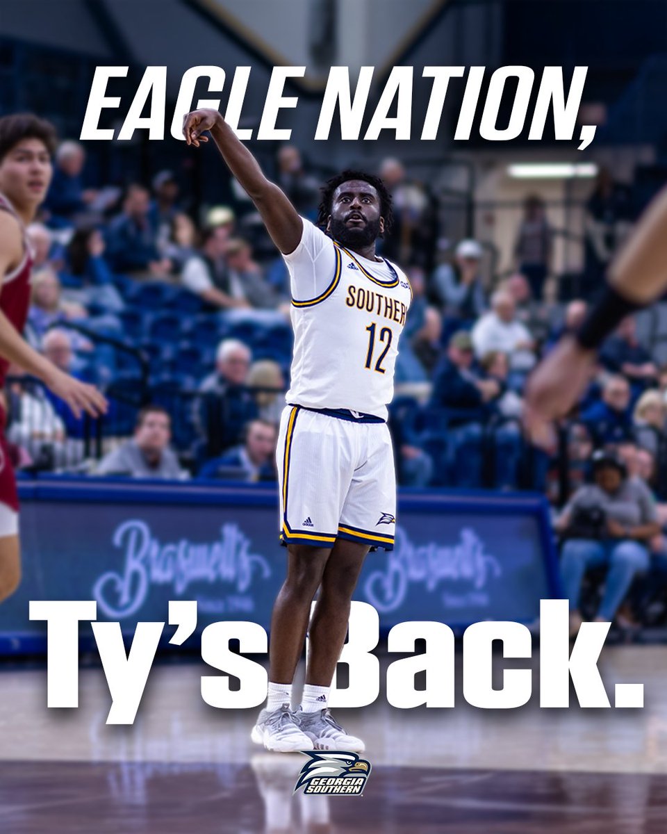 One Moore time 💸

📰GSEagles.com/TyrenMooreIsBa…

#HailSouthern | <a href="/Tyren5Moore/">Drizz</a>