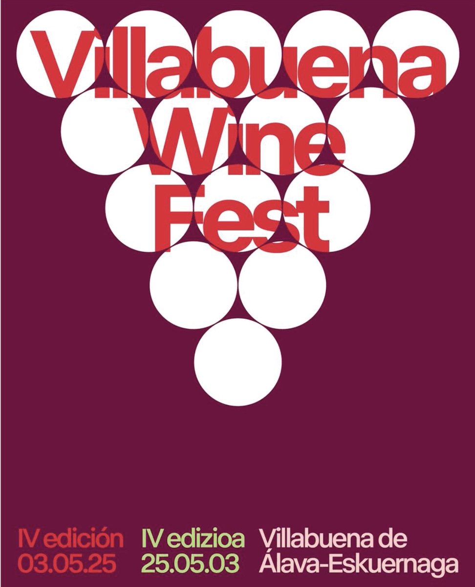 La IV edición del @villabuenawinefest ya está aquí! 🍷🌻🍇
El 3/05 nuestro pueblo se viste de color vino y sabores inolvidables.
#Vino, #gastronomía, #conciertos y sed de pasarlo bien son los ingredientes esenciales para disfrutar de un #MomentoCañero 
👉acortar.link/3r2elj