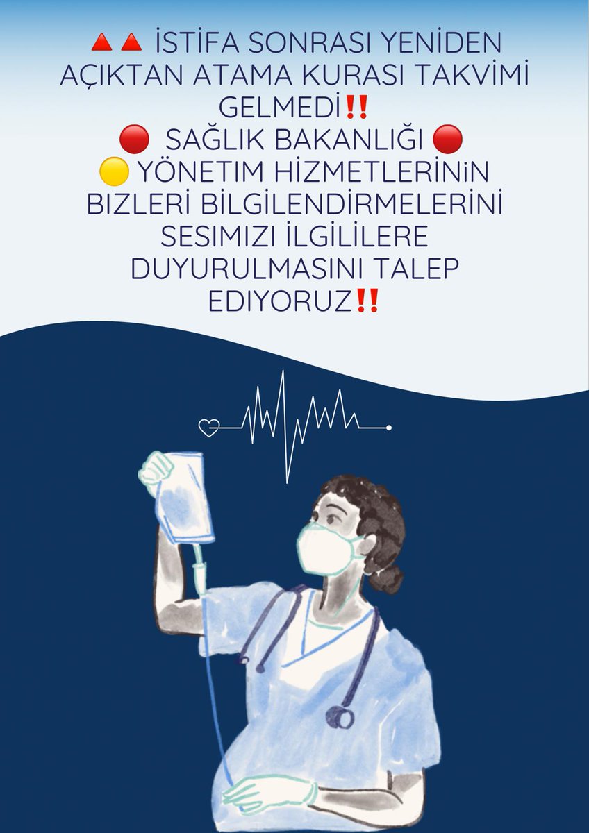 <a href="/drmemisoglu/">Prof. Dr. Kemal Memişoğlu</a> 2025 YILI İSTİFA SONRASI YENİDEN AÇIKTAN ATAMA KURASI NEZAMAN YAPILACAKTIR❓️
🔴  SAĞLIK BAKANLIĞI 
YÖNETIM HİZMETLERİNiN BIZLERİ BİLGİLENDİRMESİNİ
SESIMIZI İLGİLİLERE DUYURULMASINI TALEP EDIYORUZ‼️ <a href="/ademtuncer55/">Adem TUNCER</a>  <a href="/drmemisoglu/">Prof. Dr. Kemal Memişoğlu</a> <a href="/suayipbirinci/">Doç. Dr. Şuayıp Birinci</a> <a href="/dryasinerkoc/">Dr. Yasin Erkoç</a> <a href="/drtopaloglu/">Prof. Dr. Serkan Topaloğlu</a>