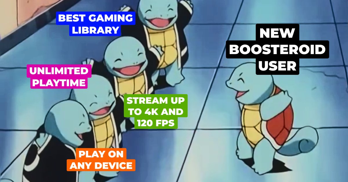 Boosteroid Cloud Gaming tweet media