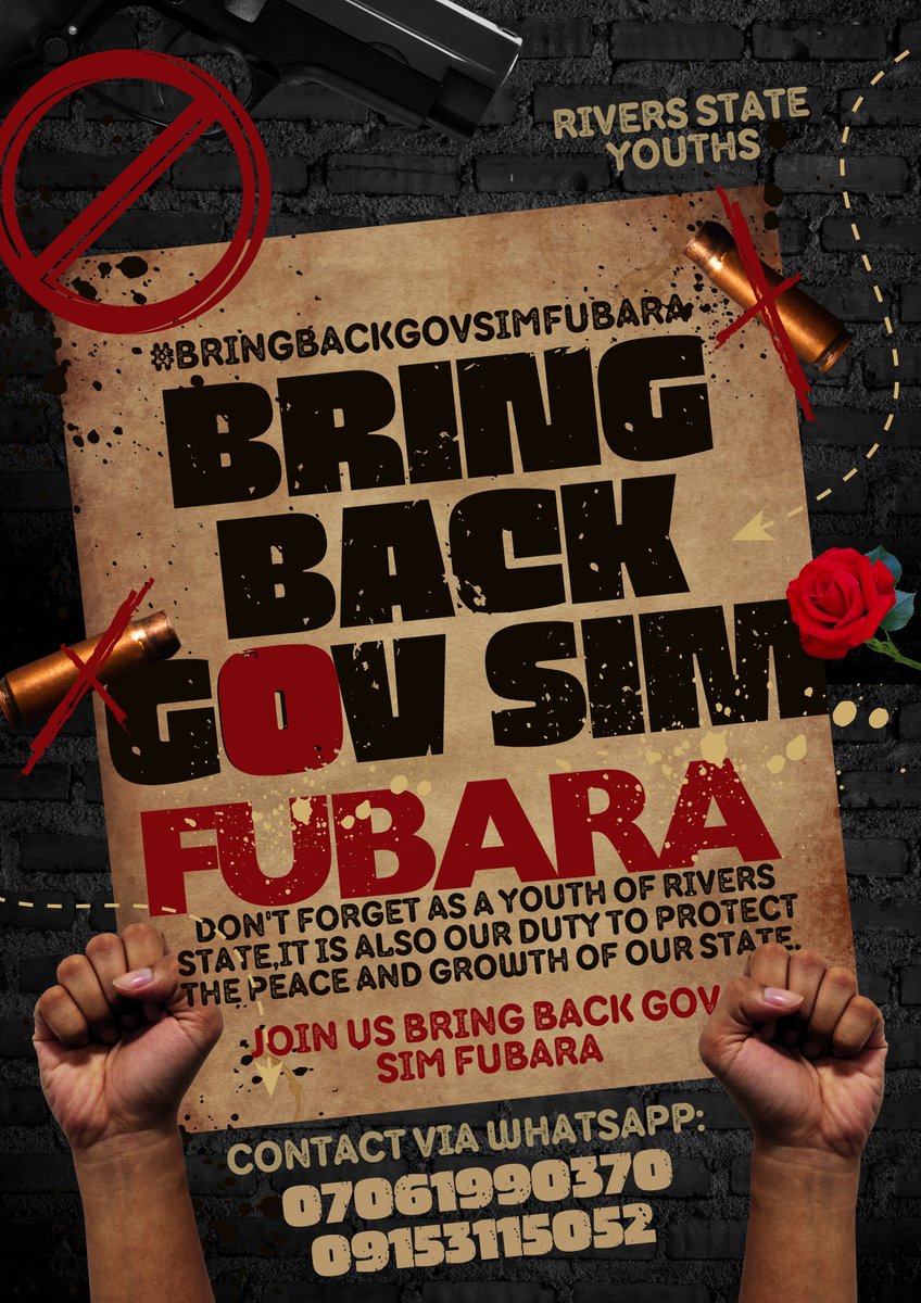 Rivers4govsim's tweet photo. #BringBackGovSimFubara✊️

Nigeria  2025 🇳🇬 

9ja politicians fight for money meant for the people😅

A failed country with a failed 3 Arms of Government 🤷‍♂️

9ja politicians disobey their own constitution  ⚠️

9ja is ruled by Dictators because 9ja lost DEMOCRACY 🇳🇬💔 https://t.co/eTKCJSZsqm