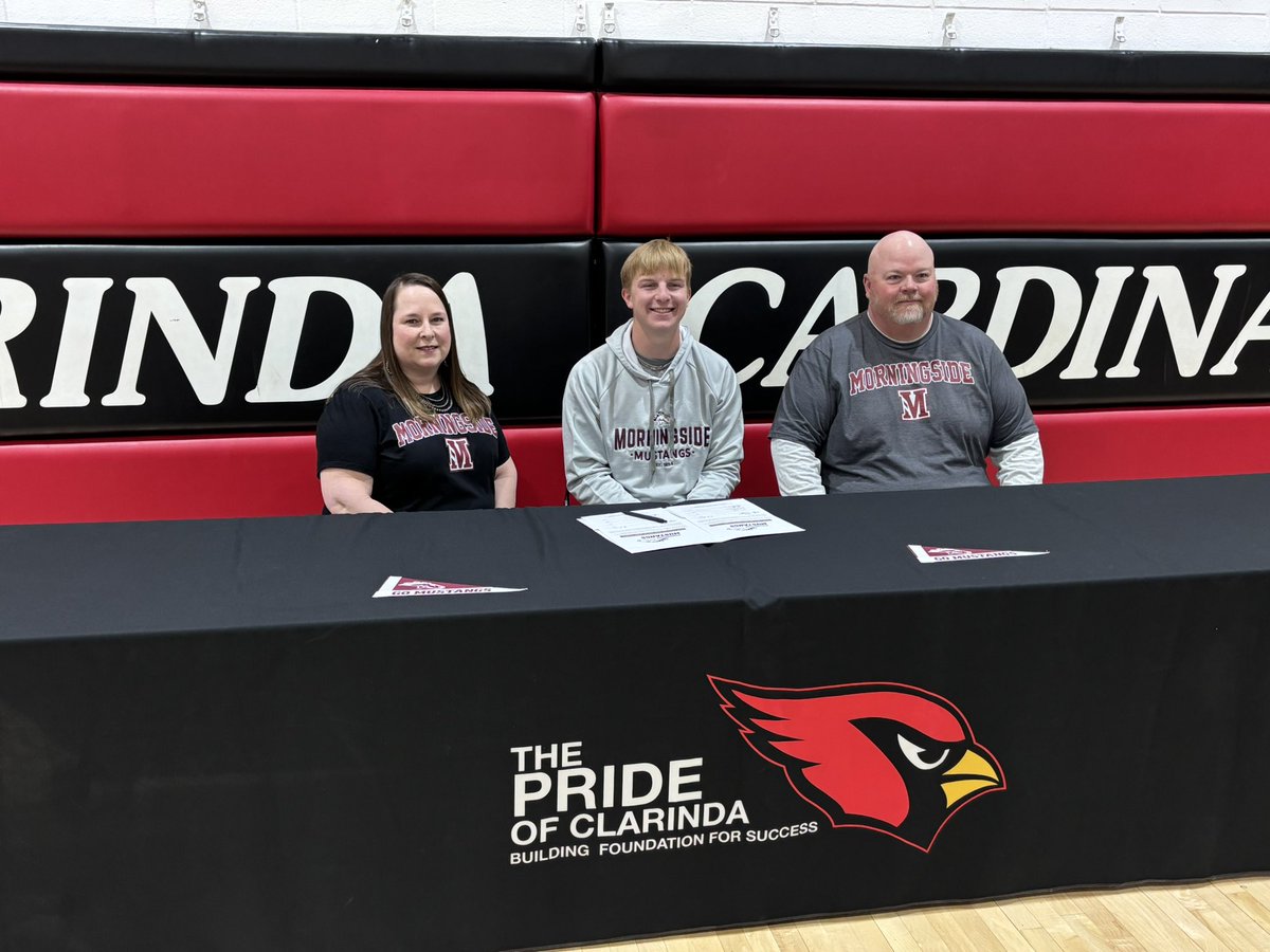 Congrats to Clarinda senior Cooper Phillips!

He signed this morning with Morningside Track and Field.