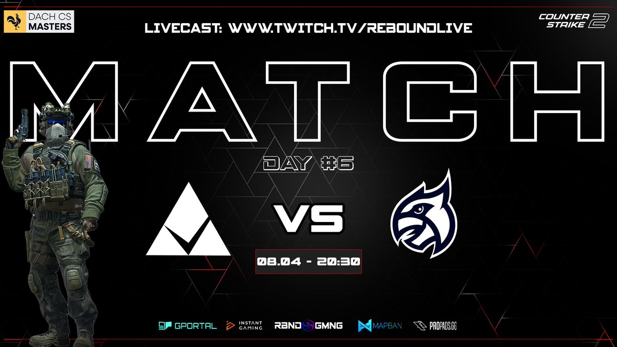 Rebound Gaming (@reboundcomgg) on Twitter photo Heute geht es in die Division 3 der <a href="/dachcs/">DACH CS Masters</a> Masters.
<a href="/ProjectMinerva_/">Project Minerva</a> vs. <a href="/_GriffinGaming_/">Griffin Gaming Greifswald</a>
Griffin Gaming Heute auf der Jagt nach ihrem ersten Sieg fรผr die Season.
๐๏ธ <a href="/faviidgg/">Faviid ๐ด๓ ง๓ ข๓ ท๓ ฌ๓ ณ๓ ฟ</a>
๐๏ธ 08.04.2025 - 20:30 Uhr
๐บ twitch.tv/reboundlive
TUNE IN!!! ๐ฅ๐ฅ๐ฅ Heute geht es in die Division 3 der <a href="/dachcs/">DACH CS Masters</a> Masters.
<a href="/ProjectMinerva_/">Project Minerva</a> vs. <a href="/_GriffinGaming_/">Griffin Gaming Greifswald</a>
Griffin Gaming Heute auf der Jagt nach ihrem ersten Sieg fรผr die Season.
๐๏ธ <a href="/faviidgg/">Faviid ๐ด๓ ง๓ ข๓ ท๓ ฌ๓ ณ๓ ฟ</a>
๐๏ธ 08.04.2025 - 20:30 Uhr
๐บ twitch.tv/reboundlive
TUNE IN!!! ๐ฅ๐ฅ๐ฅ