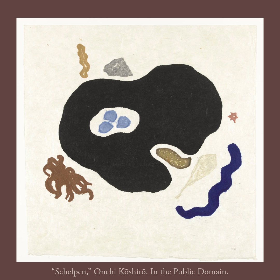 Our final feature from Volume 1, Issue 2 is <a href="/MaddieMarriott/">Madddds</a>'s poem, “Regeneration.”

Read this poem, the rest of V1.2, here turningleafjournal.com/2024/12/15/mad…

We paired this piece with artwork from the public domain titled “Schelpen,” by Onchi Kōshirō.