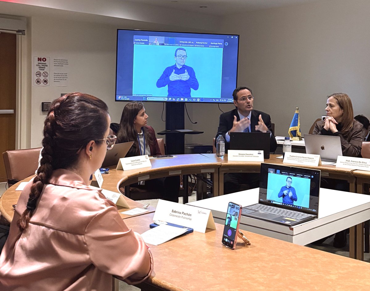 🇨🇴🤝🇺🇳| En el evento paralelo organizado por Colombia "Mujeres con discapacidad: salud y derechos sexuales y reproductivos sin barreras" destacamos la necesidad de incluir a mujeres con discapacidad en la elaboración de políticas públicas. #CPD58 #DerechosSexualesYReproductivos