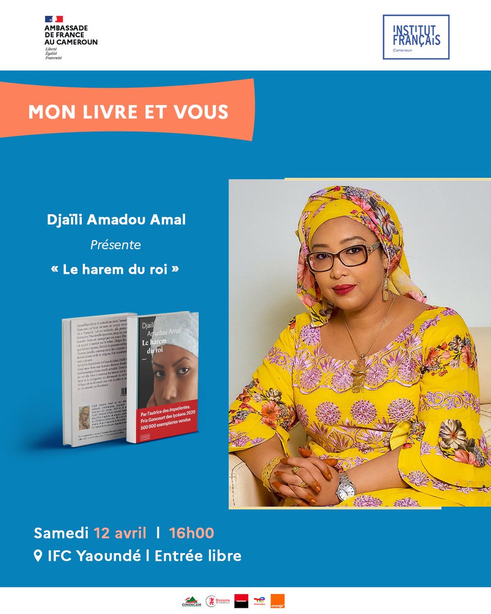 ASAF_Cameroun's tweet photo. 🗣️ Prendre la parole, briser le silence

Notre ambassadrice @DjailiAmal poursuit son combat pour les droits des femmes avec son nouveau roman Le Harem du Roi. La Fondation soutient les femmes victimes de ces violences structurelles et s’engage à défendre leurs droits. https://t.co/A1BXfIMUKo