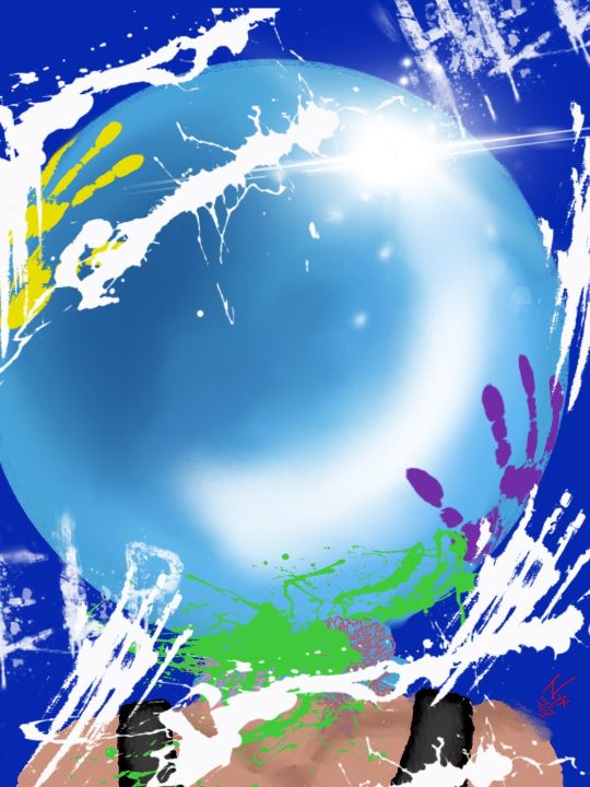 Art of the Day: "Head in the bubble". Buy at: ArtPal.com/Jupiter_Nyx?i=…