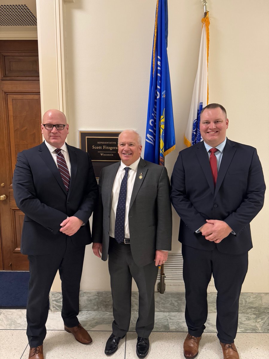 <a href="/NatlTroopers/">National Troopers Coalition</a> thanks Congressman Fitzgerald for listening to the concerns of law enforcement <a href="/RepFitzgerald/">Rep. Scott Fitzgerald</a>