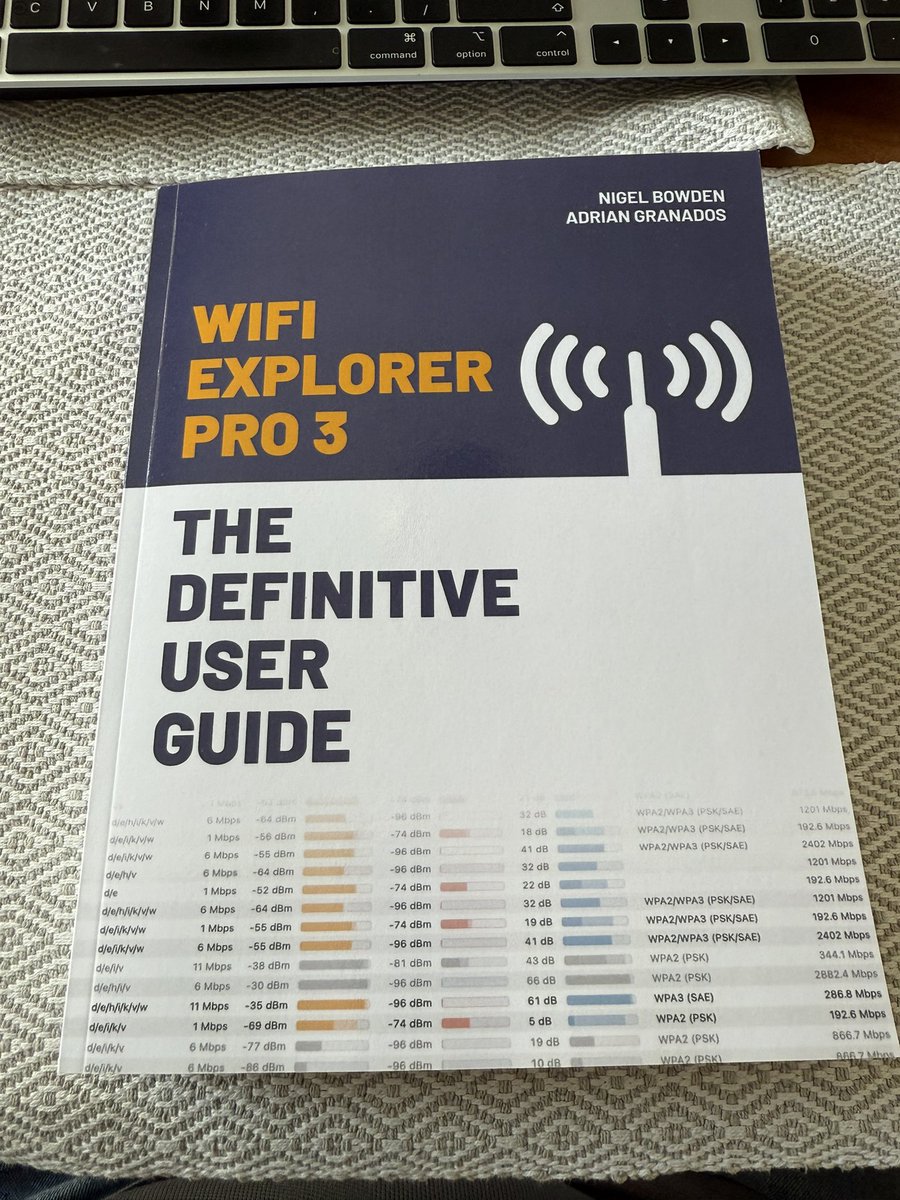 Paul Whitehead (@pdw8) on Twitter photo This just arrived and looks to be an excellent resource for anyone using WiFi Explorer Pro, looking forward to reading and learning. <a href="/WifiNigel/">Nigel Bowden</a> <a href="/adriangranados/">Adrián Granados</a> 👍 This just arrived and looks to be an excellent resource for anyone using WiFi Explorer Pro, looking forward to reading and learning. <a href="/WifiNigel/">Nigel Bowden</a> <a href="/adriangranados/">Adrián Granados</a> 👍
