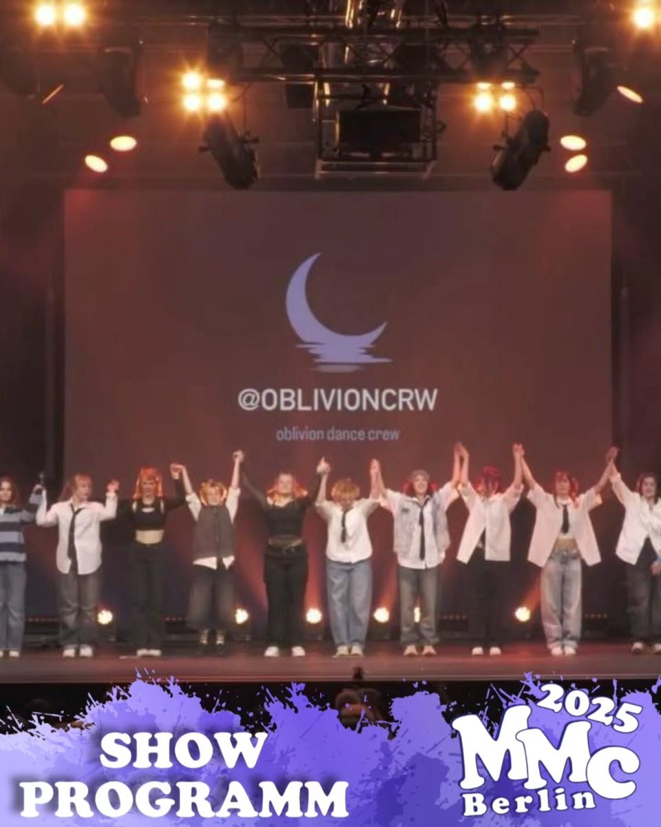 Bühne frei für ...
... Oblivion!

Der Name ist Programm: jeder, der zuschaut, soll mit Oblivion gemeinsam seinen Alltag, seine Sorgen und alles andere vergessen, sodass alle einfach gemeinsam Spaß haben.

Instagram: @oblivioncrw

Euer MMC-Team