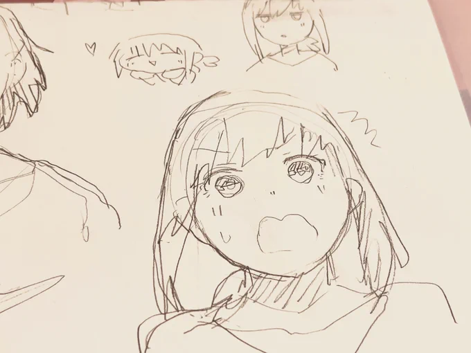びっくりした時はサイドの毛がぶわって広がる吹雪 