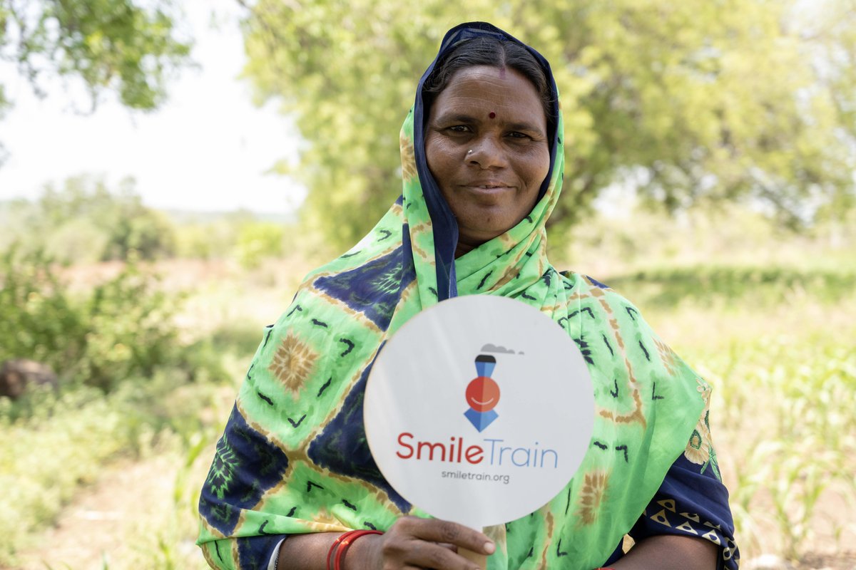 Smiletrain's tweet photo. Meet Surekha from India! 🇮🇳 Born with a cleft, her life changed after receiving a free surgery from Smile Train's partner. Now, she shares a bright, confident smile, forever grateful for the support that made it possible. 

#SmileTrain #clefts #cleftcare https://t.co/ZlfKcCaqf9