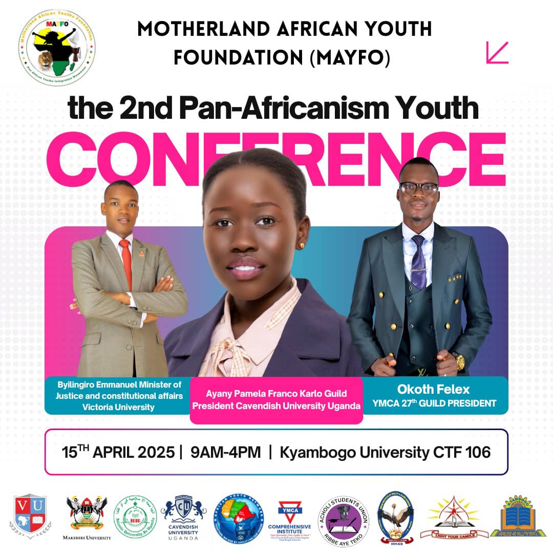 felexokoth456's tweet photo. The 2nd Pan-Africanism Youth Conference is here. Join us this 15th April @kyambogou from 9AM to 5PM for powerful conversations on African unity, youth leadership &amp; sustainable change. I’ll be there as one of the panelists—don’t miss it
#MAYFO #PanAfricanYouth #KyambogoConference https://t.co/aIk5EFBd4K