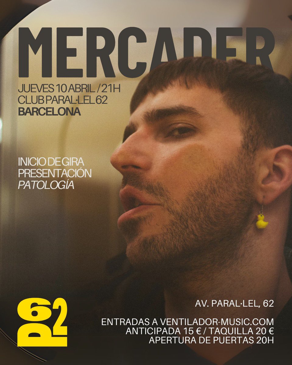 AQUEST DIJOUS TOCO A <a href="/parallel62bcn/">Paral·lel 62</a>  PRESENTANT EL MEU PRIMER DISC COM A MERCADER 🤗