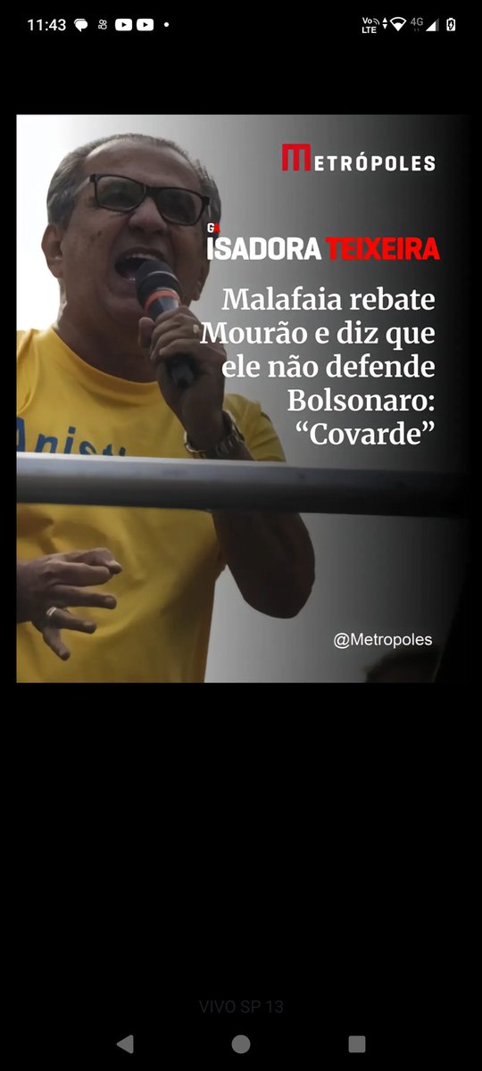nucleoos27's tweet photo. General Mourão não tem gratidão a quem levou ele para a vida pública, e nem os seus próprios eleitores covarde, e omisso é o que o povo vê desse indivíduo que hoje está como senador mas não representa ninguém a não ser ele mesmo. https://t.co/Vtvs6FHclY