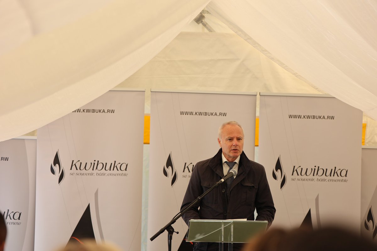 Rwanda in Geneva (@rwandaingeneva) on Twitter photo During the ceremony, various speakers delivered messages that echoed a shared commitment to memory, justice, and genocide prevention.
<a href="/MurangiraC/">Murangira César</a>, President of <a href="/ibukasuisse/">Ibukasuisse</a> called upon the international community to pay attention to the violence targeting Congolese Tutsi During the ceremony, various speakers delivered messages that echoed a shared commitment to memory, justice, and genocide prevention.
<a href="/MurangiraC/">Murangira César</a>, President of <a href="/ibukasuisse/">Ibukasuisse</a> called upon the international community to pay attention to the violence targeting Congolese Tutsi