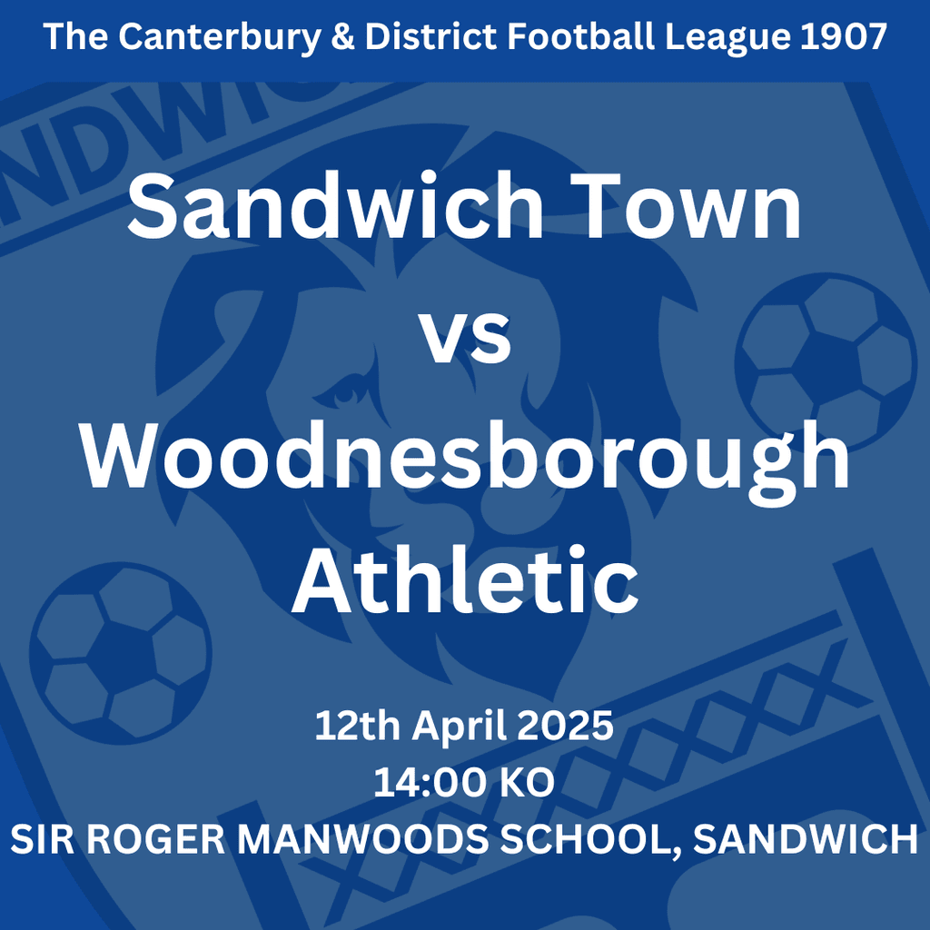 MATCH REPORT: Pre-Match Report: Sandwich Town FC vs. Woodnesborough Reserves 

#Pitchero #bestnonleaguesidesinceslicedbread
sandwichtownfc.co.uk/teams/285277/m…